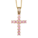 Classic Iced Cross Pendant