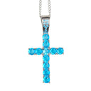 Classic Iced Cross Pendant