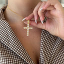 Classic Iced Cross Pendant