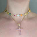 The Gia + Iced Cross Stack (BLUSH)