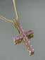 Classic Iced Cross Pendant